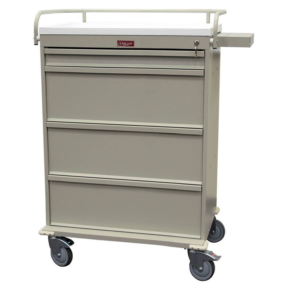 Ea/1 Harloff Value Line Medicine Cart W/ Key Lock