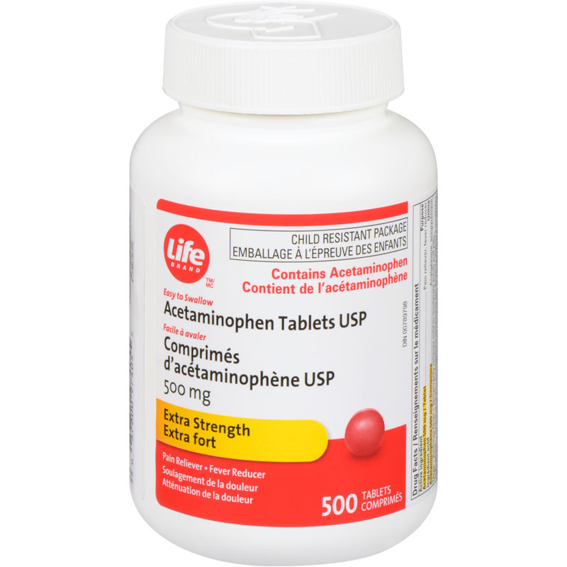 LB Acetaminophen Tab 500 mg USP