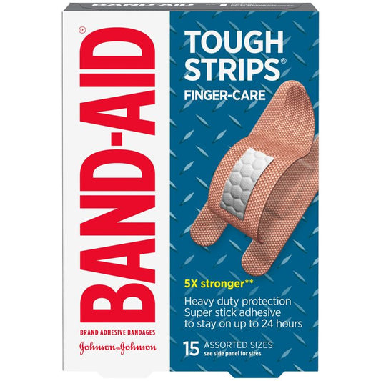 Tough-Strips Adhesive Bandages, Finger Care