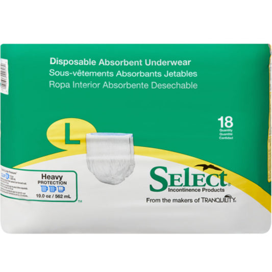 Disposable Absorbent Underwear, Large