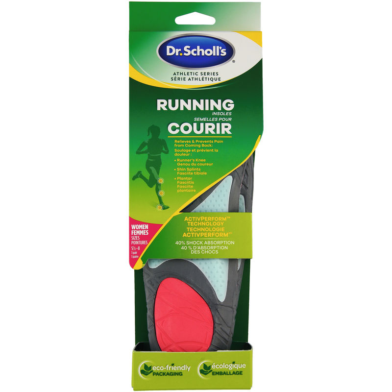 Dr. Scholl’s® Athletic Series Running Insoles, Women's, Sizes 5.5-8