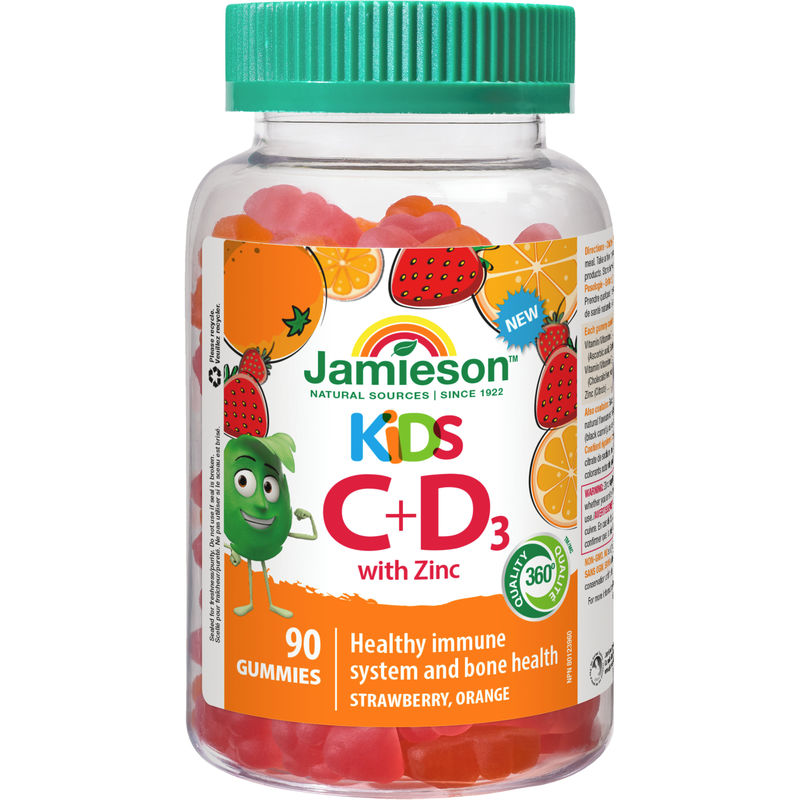 Kids C + D + Zinc Gummies