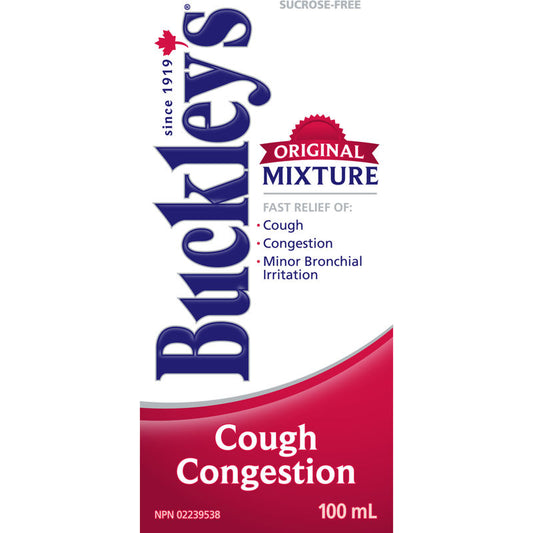 Buckley's® Cough Congestion Original Mixture Syrup Sucrose-Free 100mL