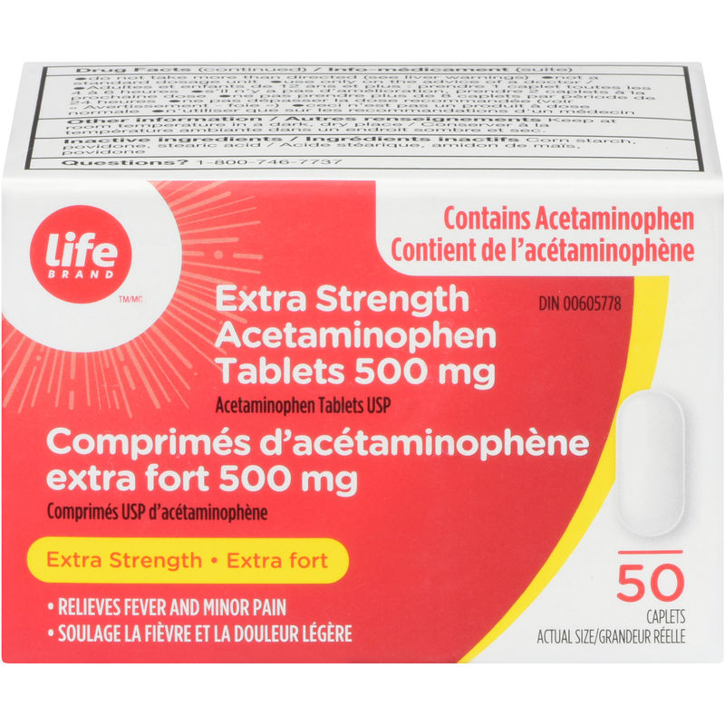 LB ACET 500MG Caplets