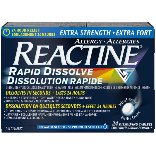 Rapid Dissolve Extra Strength 24 Hour Allergy Medicine