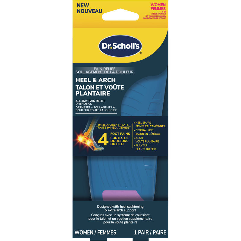 Dr. Scholl’s® Pain Relief Orthotics for Heel Pain, Women's, Sizes 5-12