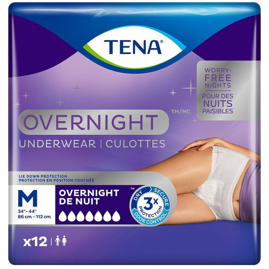 Overnight Incontinence Underwear, Medium