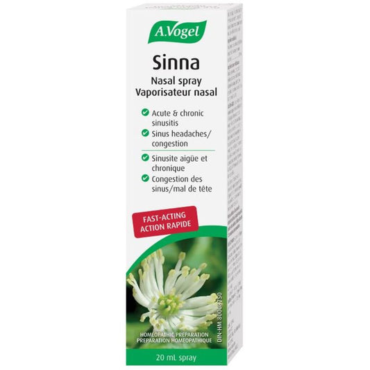 Sinna Nasal Spray For Sinus Congestion and Blocked Nose