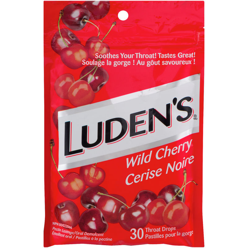 Luden's Throat Drops Wild Cherry