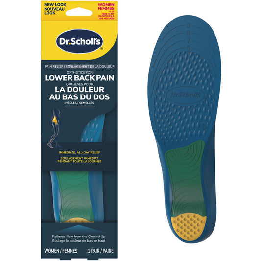 Dr. Scholl’s® Pain Relief Orthotics for Lower Back Pain, Women's, Sizes 6-10