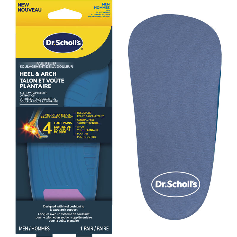 Dr. Scholl’s® Pain Relief Orthotics for Heel Pain, Men's, Sizes 8-12