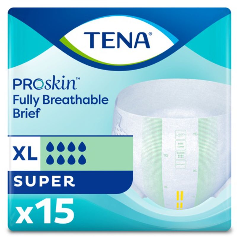 Adult Incontinence Brief, Super Absorbency, X-Large, Green