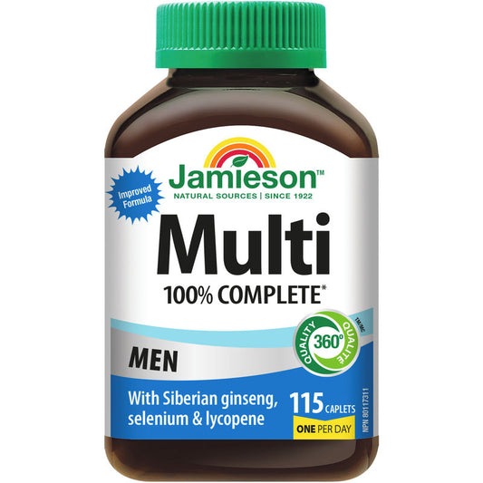 100% Complete Multivitamin for Men 115 ct