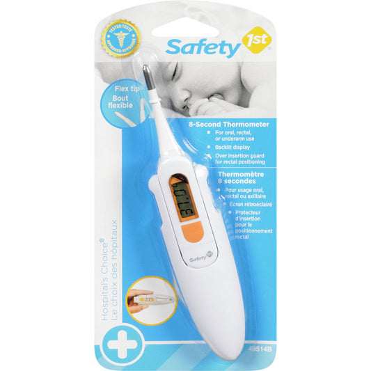 8-Second Flex Tip Folding Digital Thermometer