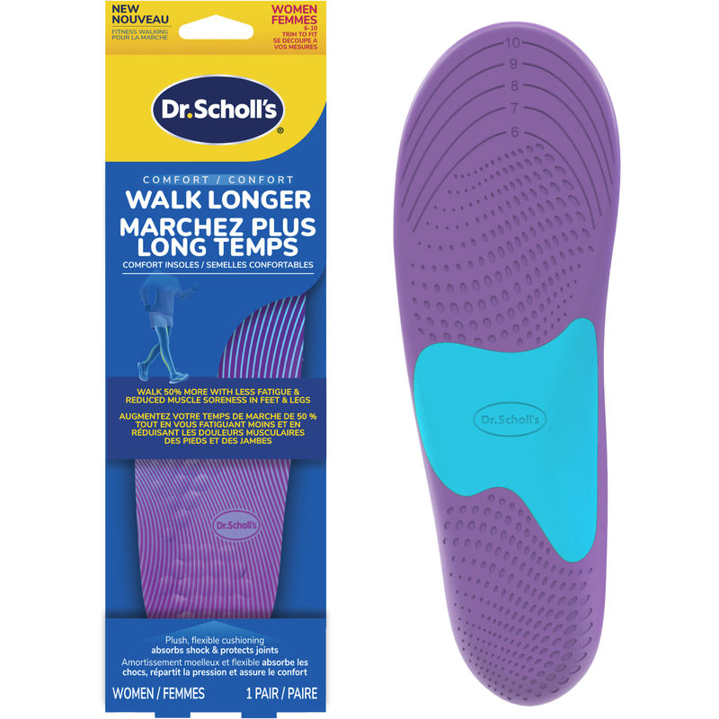 Dr. Scholl’s® Athletic Series Fitness Walking Insoles, Women's, Sizes 6-11