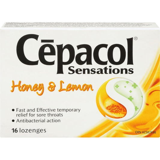 Cepacol® Sensations Honey and Lemon, Sore Throat  Lozenges, 16 ct