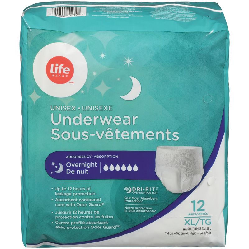 Unisex Overnight Underwear XL