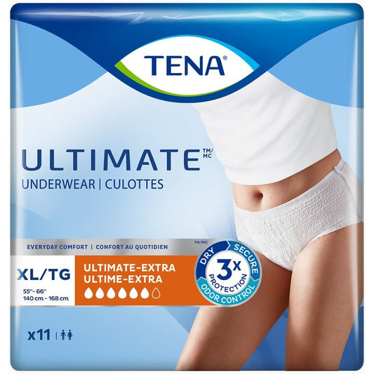 Unisex Incontinence Underwear, Ultimate Absorbency, Xlarge