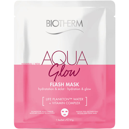 Aqua Glow Flash Mask Moisturizing Face sheet with Vitamin C