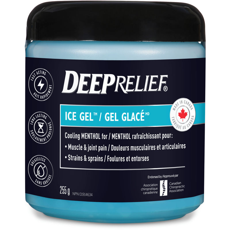 Ice Gel, Muscle and Joint Pain Relief, Reduces Inflammation