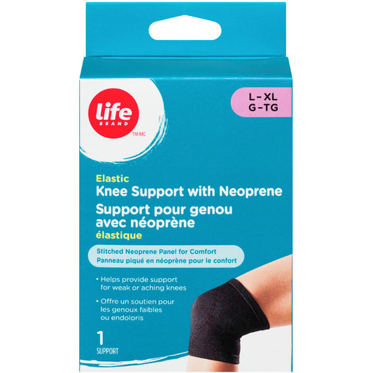 Elastic Knee Support with Neoprene L-XL