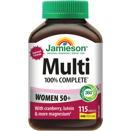 100% Complete Multivitamin for Women 50+ 115 ct