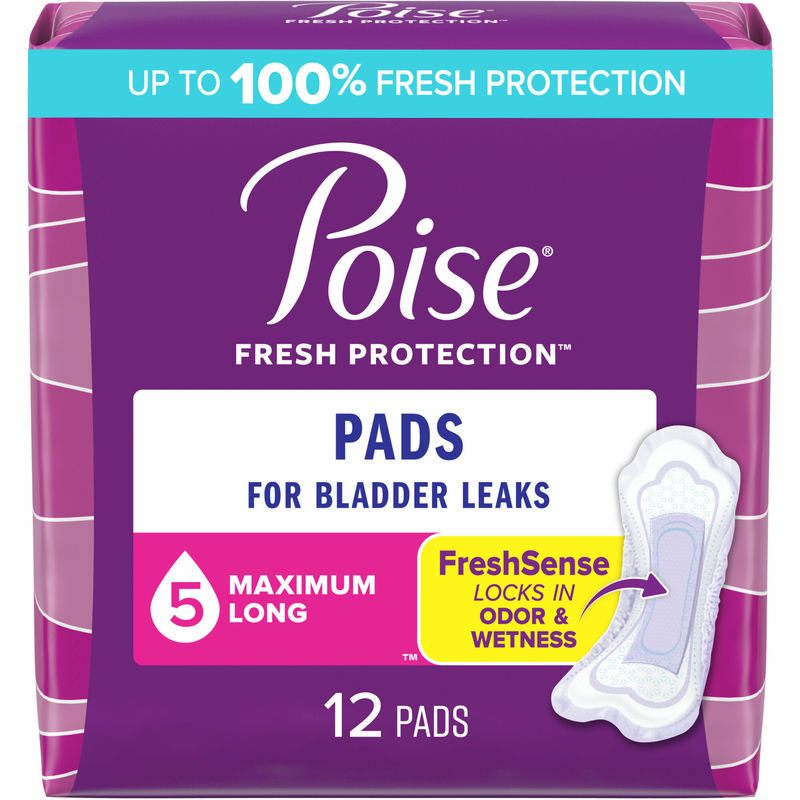 Incontinence Pads, Maximum Absorbency, Long