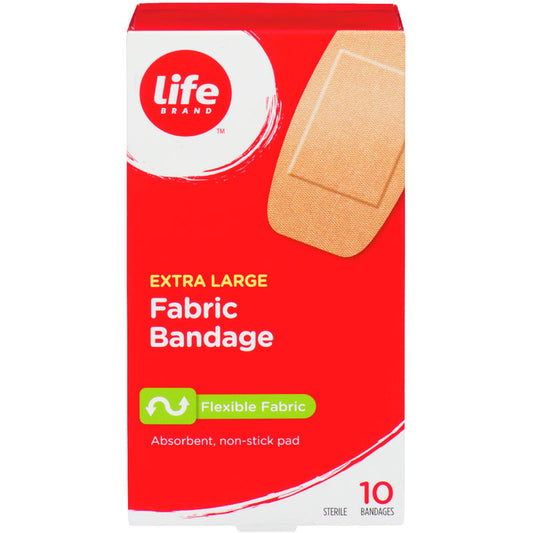 Lb Flexible Fabric Bandages Xl