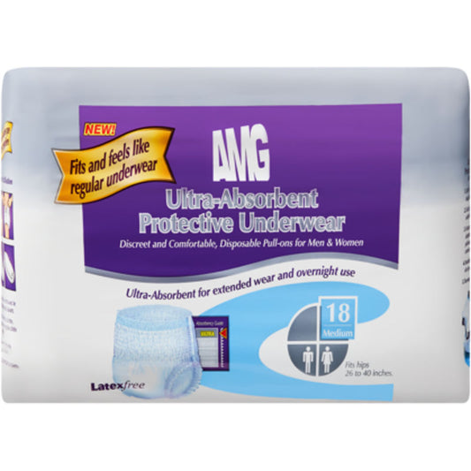 Protective Underwear, Ultra-Absorbent, Medium