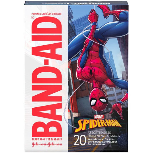 Adhesive Bandages for Kids, Marvel Spiderman