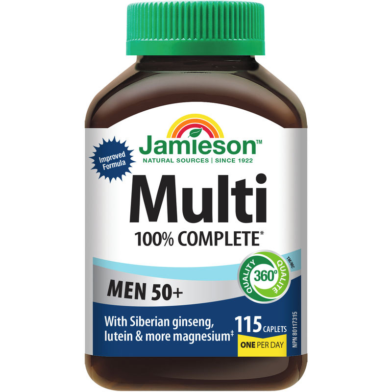 100% Complete Multivitamin for Men 50+ 115 ct