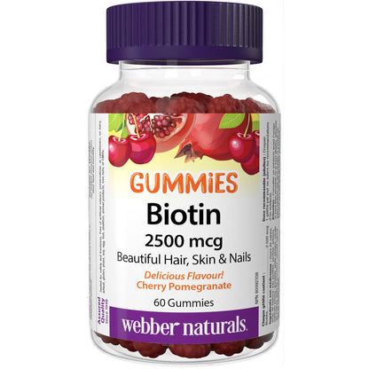 Biotin 2500 mcg Cherry Pomegranate