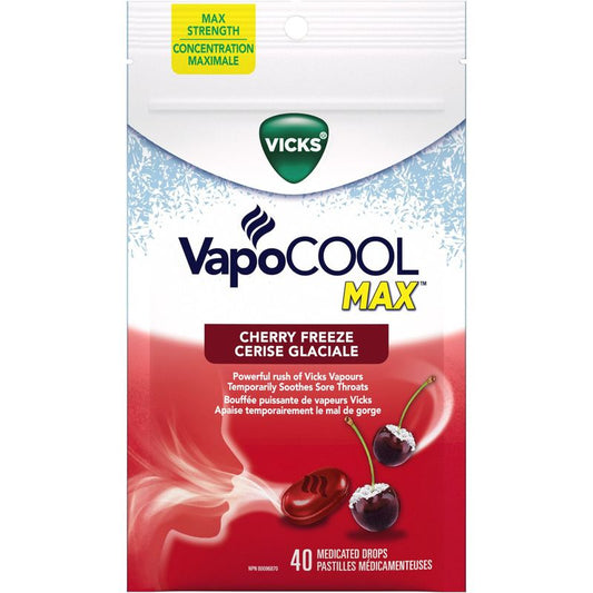 Vicks VapoCool Drops Cherry 40ct