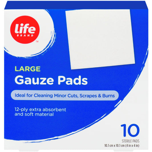 Lb Sterile Pads 10 X 10 (Large)