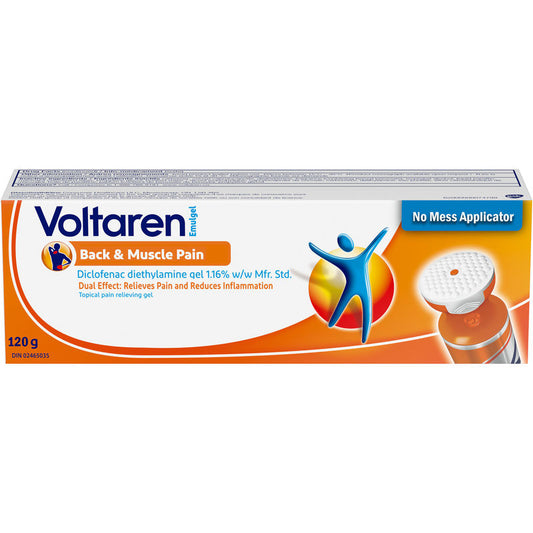 Voltaren Emulgel Back & Muscle Pain 120g (No Mess Cap)