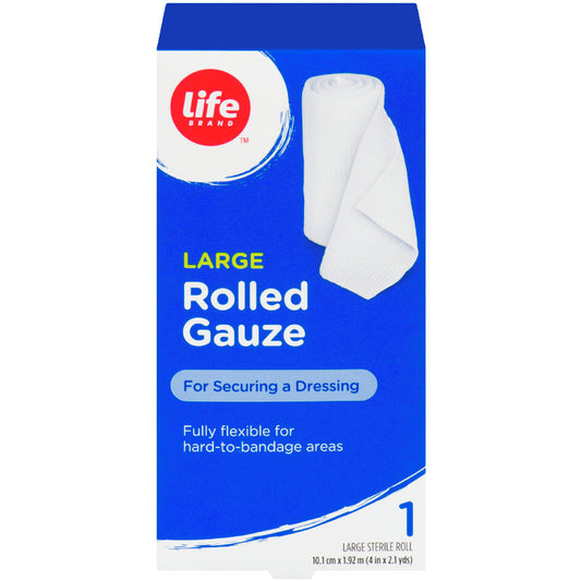 Lb Rolled Gauze Large