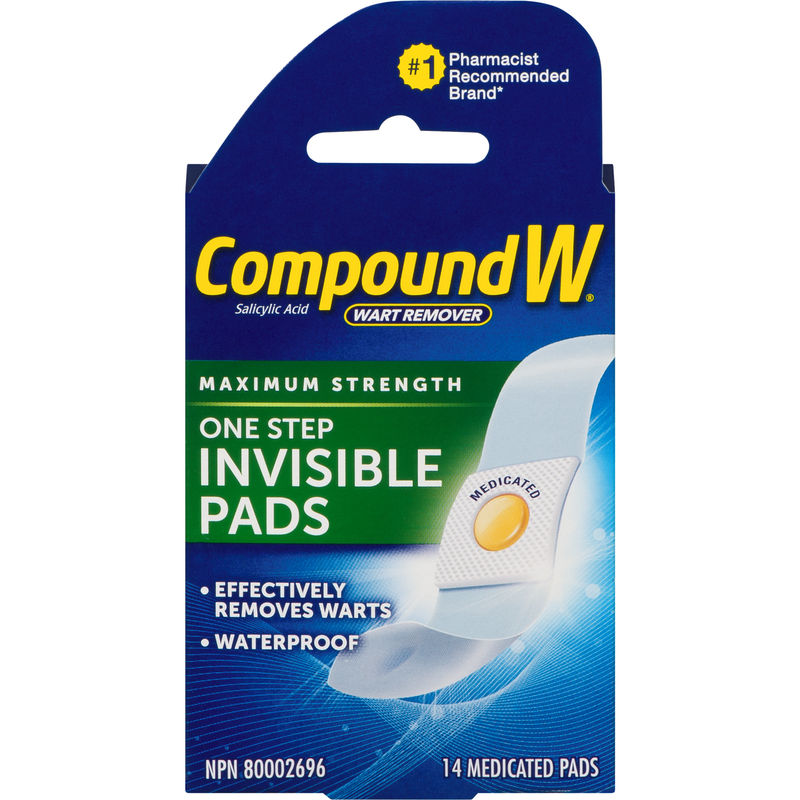 Compound W Maximum Strength One Step Invisible Pads