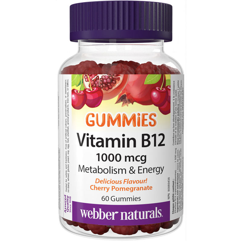 Vitamin B12 1000 mcg Cherry Pomegranate