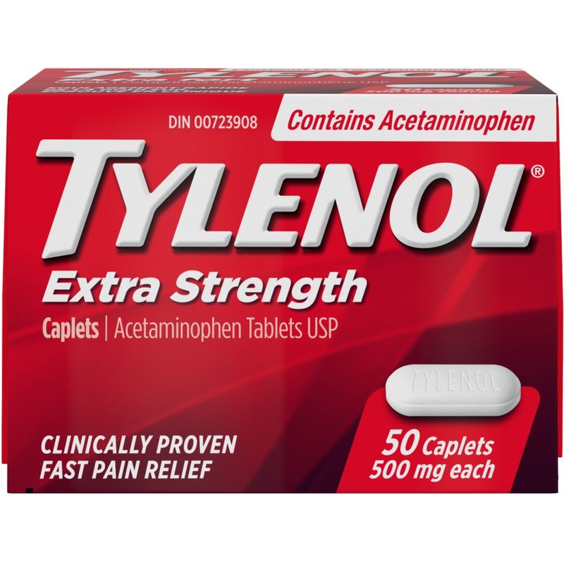 Extra Strength Pain Relief Acetaminophen 500mg