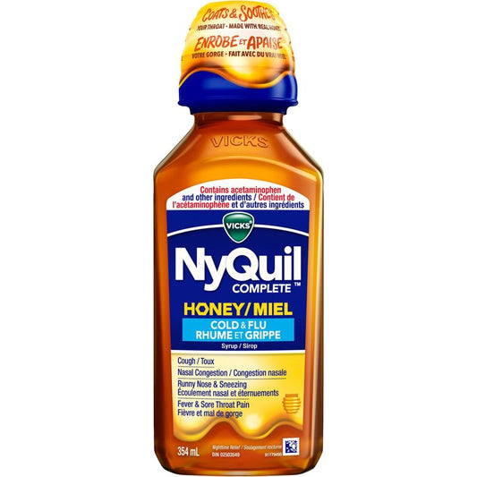 Vicks NyQuil Complete Honey Cold & Flu