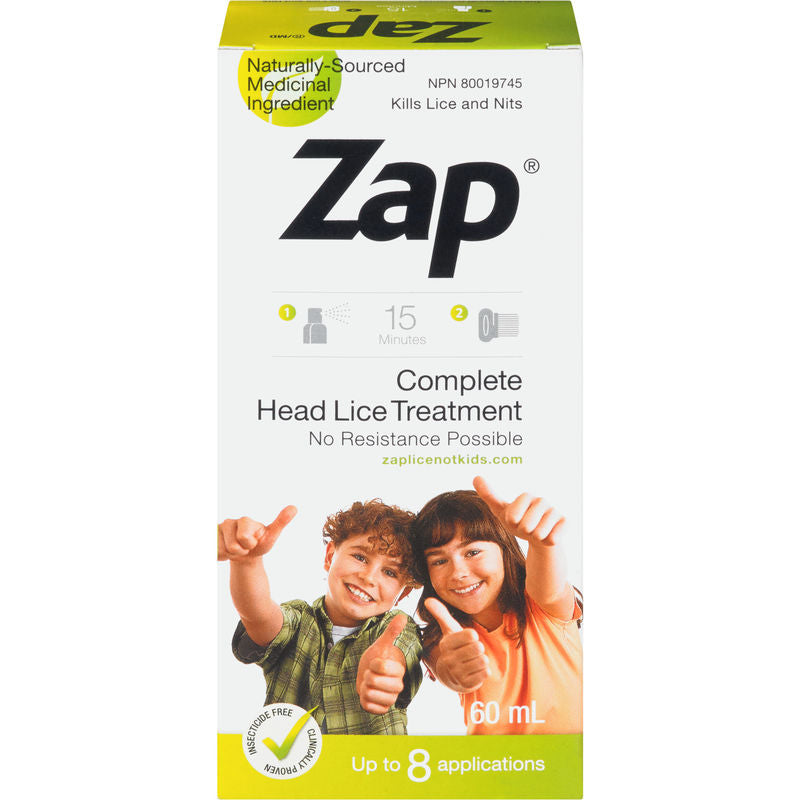 Zap Complete Head Lice Treatment