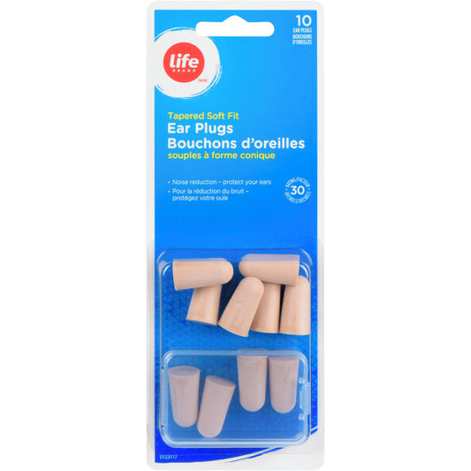 Tapered Soft Fit Ear Plugs