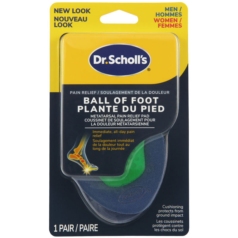 Pain Relief Orthotics for Ball of Foot Pain, Men's and Women's