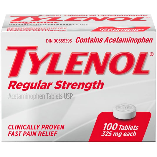 Regular Strength Pain Relief Acetaminophen 325mg