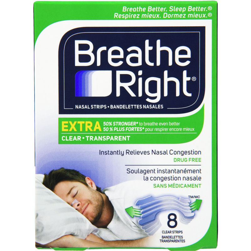 Nasal Strips Extra Stength Clear 8ct