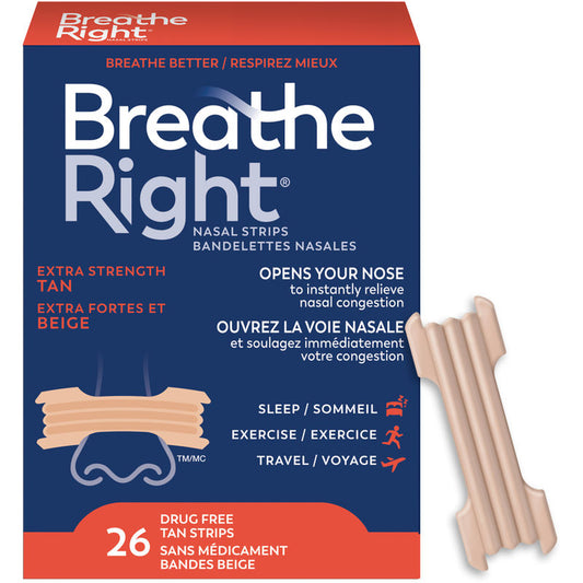 Nasal Strips Extra Strength Tan 26ct