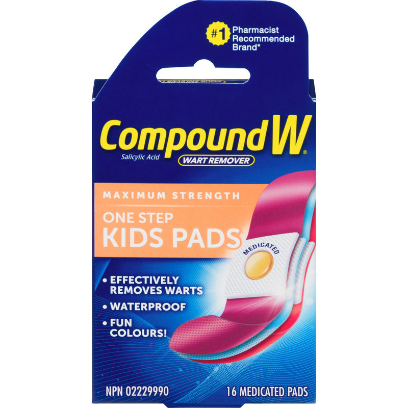 Compound W Maximum Strength One Step Kids Pads