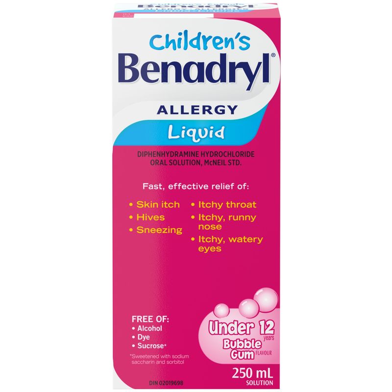 Children's Liquid Allergy Medicine, Bubblegum