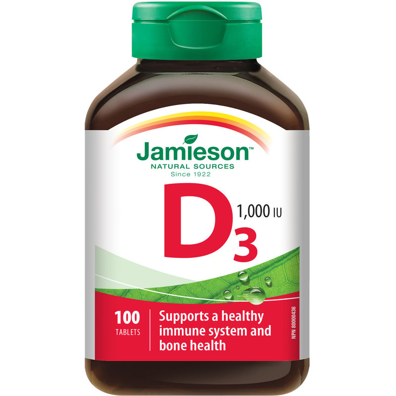 Premium Vitamin D 1,000 IU Tablets