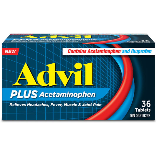 Advil Plus Acetaminophen Tablets - 36's